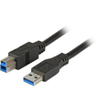 EFB Elektronik 3.0m USB 3.0 A/B USB cable USB 3.2 Gen 1 (3.1 Gen 1) 3 m USB A USB B Black