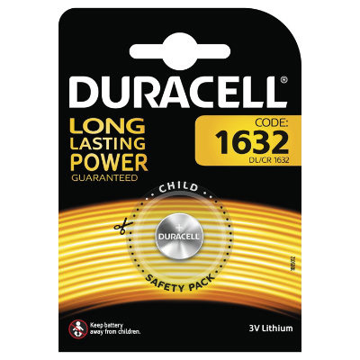 Image of Duracell Batterie Knopfzelle Cr1632* - Battery - 137 mAh