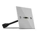 Lindy 60215 socket-outlet HDMI Silver