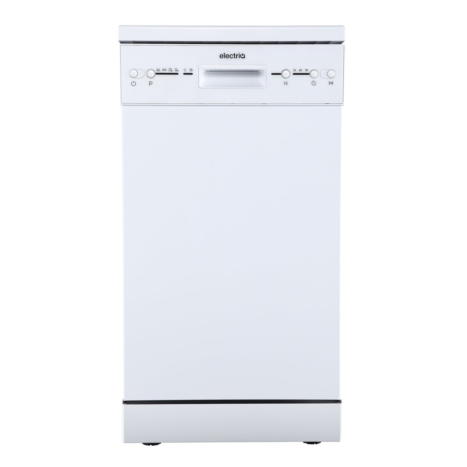 Photos - Other for Computer Electriq 10 Place Settings Freestanding Slimline Dishwasher - White WQP8-7 
