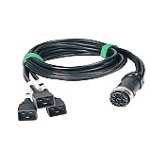 IBM 2.8m, 200-240V, Triple 16A IEC 320-C20 Power Cable