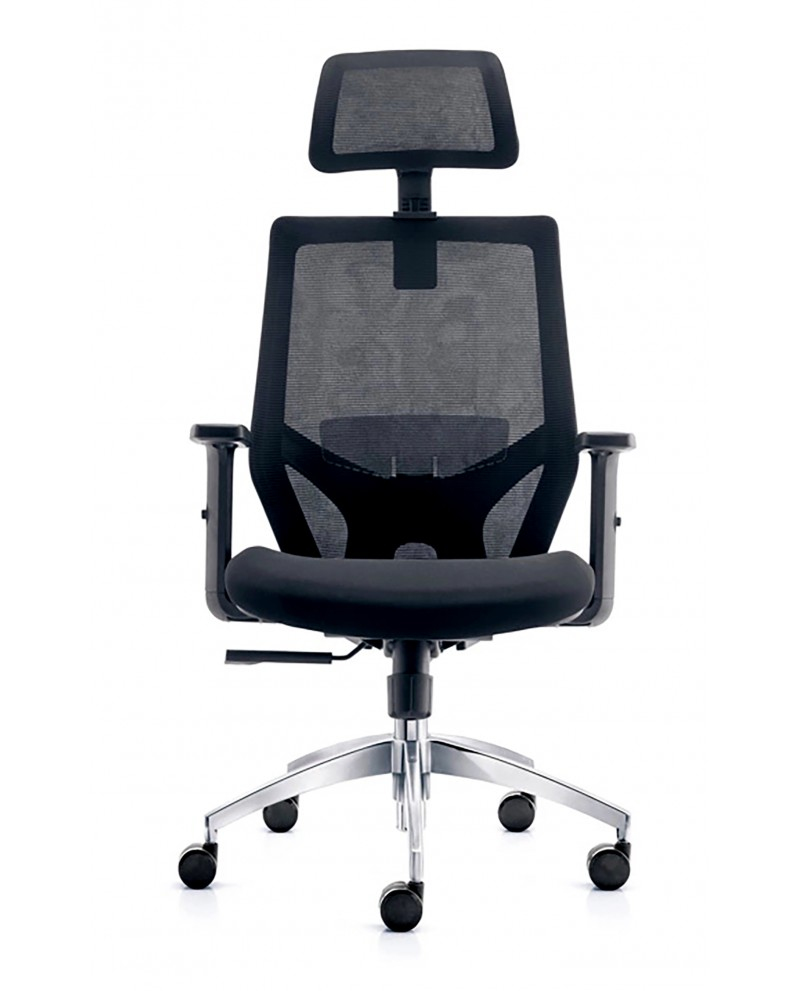 Image of Urban Factory ADJUSTABLE WORKING CHAIR Strap seat Mesh backrest