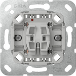 GIRA 315100 electrical switch Rocker switch 1P Chrome, Grey