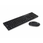 Conceptronic Orazio toetsenbord Inclusief muis Thuis RF Draadloos QWERTY Italiaans Zwart