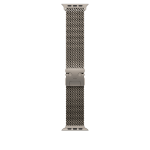 Apple 49mm Natural Titanium Milanese Loop - Large