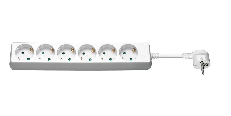 Microconnect GRU00615W power extension 1.5 m 6 AC outlet(s)