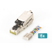 Digitus CAT 6A Field Termination Plug, STP with dust cap, bend relief - 5 pcs.
