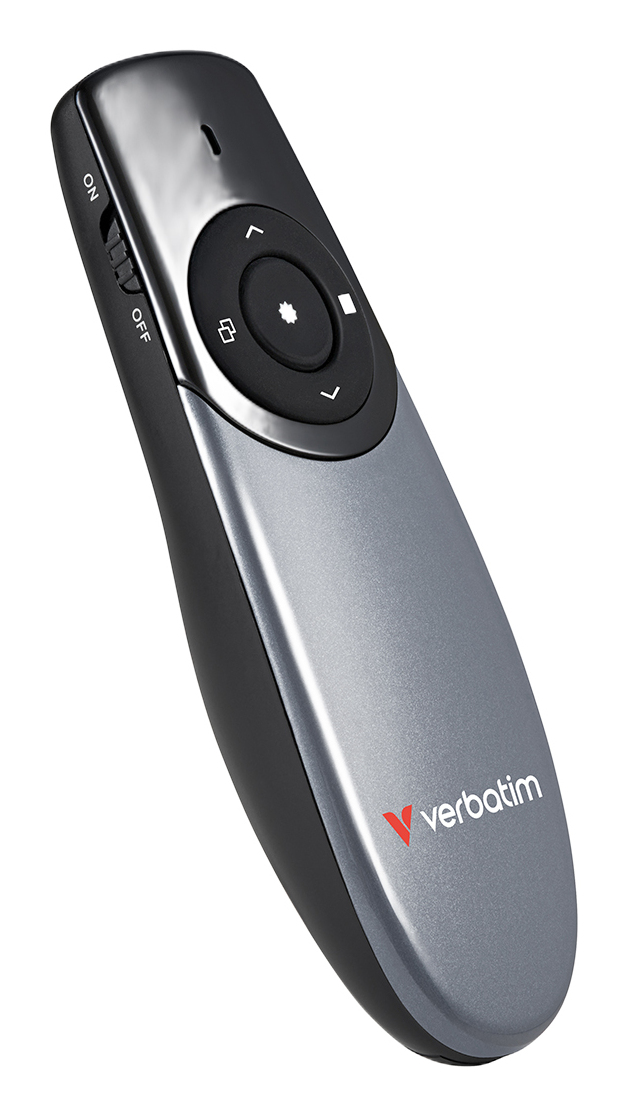 Verbatim Focus Wireless Presenter with Red Laser Pointer