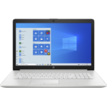 HP 17-by2021na Laptop 43.9 cm (17.3") HD+ Intel® Pentium® Gold 6405U 4 GB DDR4-SDRAM 1 TB HDD Wi-Fi 5 (802.11ac) Windows 10 Home Silver