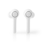 Nedis HPBT5055WT headphones/headset Wireless In-ear Calls/Music Bluetooth White