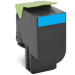 Lexmark 80C2HCE/802HC Toner-kit cyan return program Project, 3K pages ISO/IEC 19798 for Lexmark CX 410/510