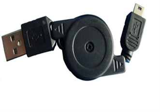 JLC USB to Mini Extending Cable - 10-75cm - Black USB cable