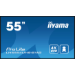 iiyama LH5554UHS-B1AG Signage Display Digital signage flat panel 138.7 cm (54.6") LCD Wi-Fi 500 cd/m² 4K Ultra HD Black Built-in processor Android 11 24/7