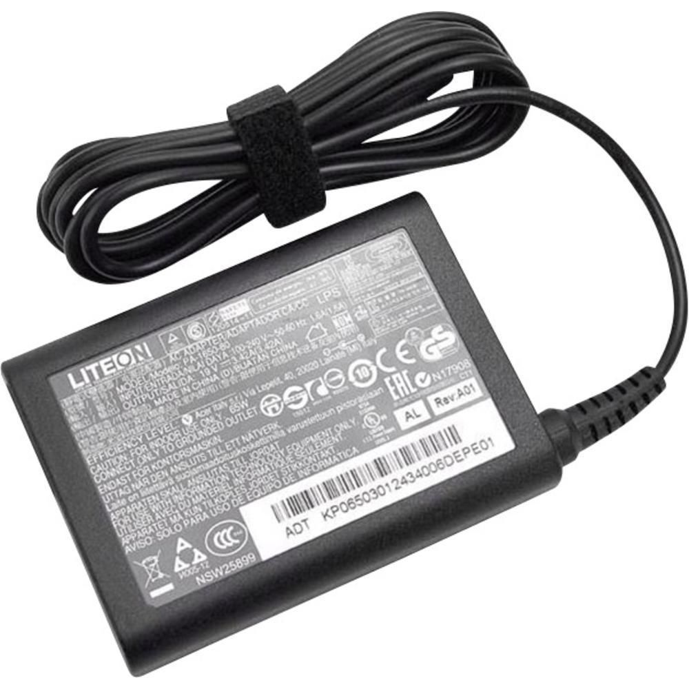 Acer AC Adapter (65W 19V) Black - Approx 1-3 working day lead.