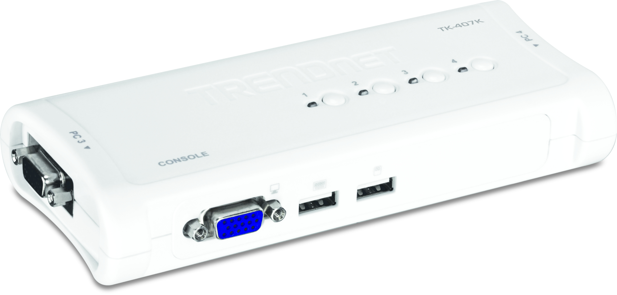 Image of Trendnet TK-407K KVM switch Blue