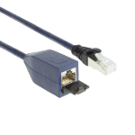 ACT Blauw 7 meter LSZH SFTP CAT6A MPTL verlengkabel snagless met RJ45 connectoren
