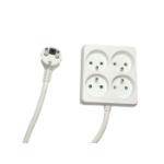 Microconnect 4-way Power Strip Square