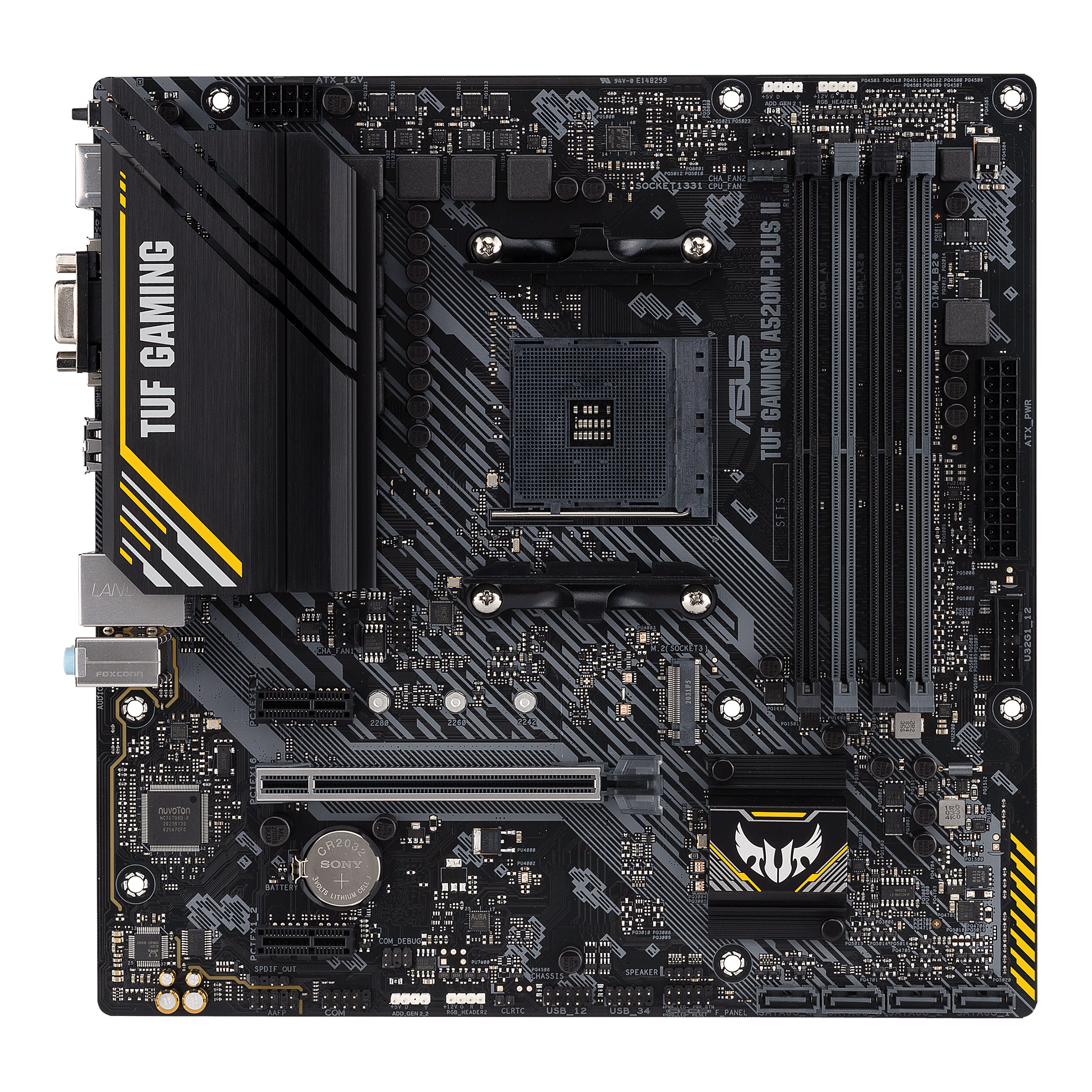 Image of ASUS TUF GAMING A520M-PLUS II AMD A520 Socket AM4 micro ATX