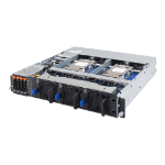 Gigabyte H242-Z10 Socket TR4 Rack (2U) Zwart