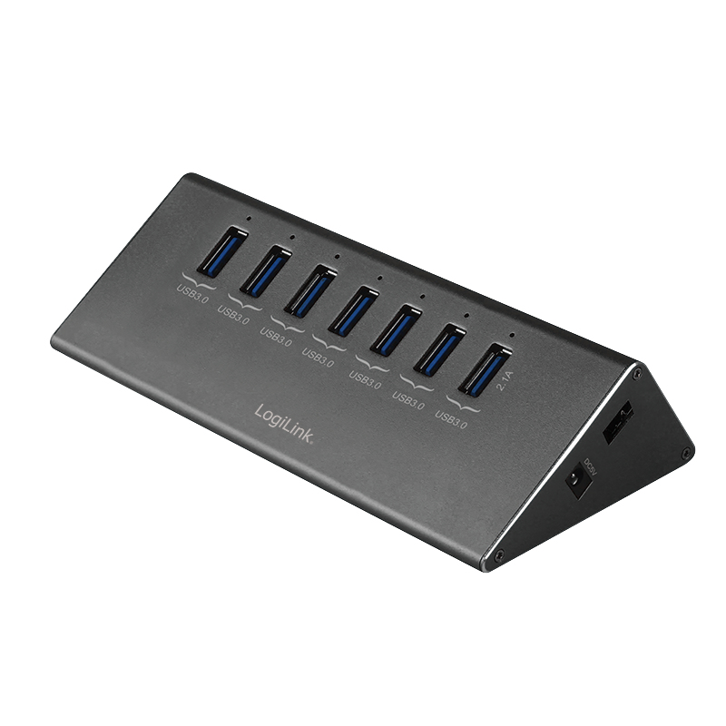 Image of LogiLink UA0228 interface hub USB 3.2 Gen 1 (3.1 Gen 1) Micro-B...
