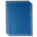 WHITEBOX CUT FLUSH FOLDER BLUE A4 PK100