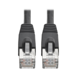 Tripp Lite N262-003-BK Cat6a 10G-Certified Snagless Shielded STP Ethernet Cable (RJ45 M/M), PoE, Black, 3 ft. (0.91 m)