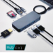 FDL 8 IN 1 USB-C - 4K HDMI / RJ45 / 3x USB-A / USB-C PD / 2 SD