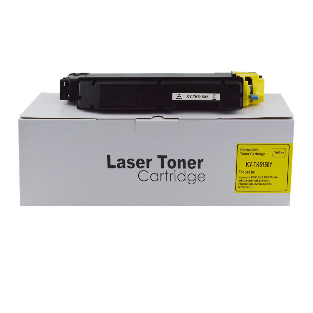 Image of CTS Wholesale Compatible Kyocera TK5150Y Yellow Toner - 1T02NSANL0