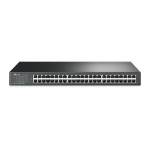 TP-LINK TL-SF1048 network switch Unmanaged Gigabit Ethernet (10/100/1000) 1U Black
