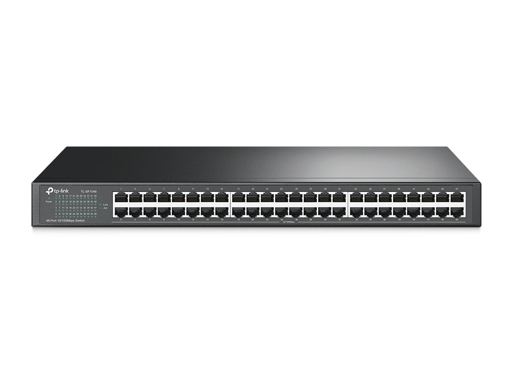 TP-Link TL-SF1048 network switch Unmanaged Fast Ethernet (10/100) 1U Black