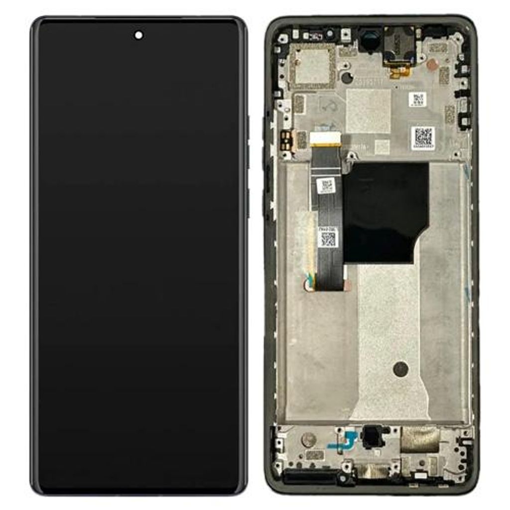 Genuine Motorola Moto Edge 40 Neo | Replacement OLED Touch Screen Assembly With Frame | Black | 5D68C23158 | XT2307 | Authorised thumbnail