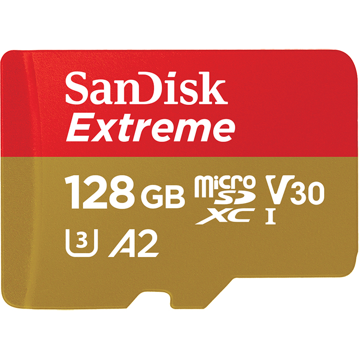 SanDisk Extreme 128 GB MicroSDXC UHS-I Class 3