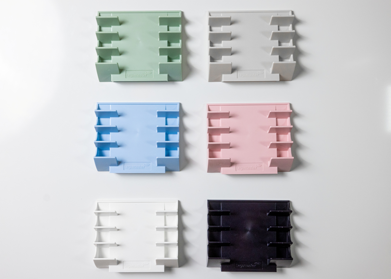 Legamaster whiteboard marker holder white