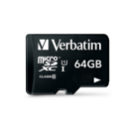 Verbatim Tablet U1 microSDHC Card with USB Reader 64GB