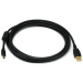 Monoprice 5449 USB cable USB 2.0 118.1" (3 m) USB A Mini-USB B Black