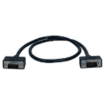 QVS CC388M1-02 VGA cable 23.6" (0.6 m) VGA (D-Sub) Black