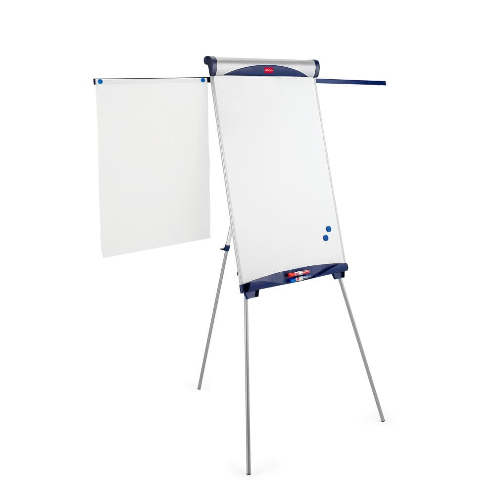 Image of Nobo Classic Steel Tripod Magnetic Flipchart Easel with Extending Arms