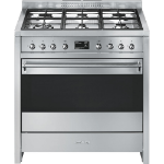 Smeg A1-9 cooker Freestanding cooker Electric Gas Stainless steel