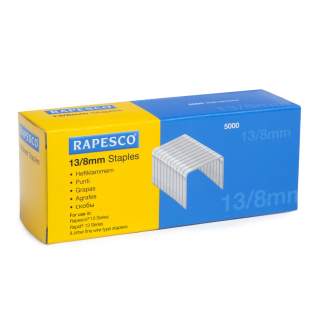 Image of Rapesco S13080Z3 staples 5000 staples