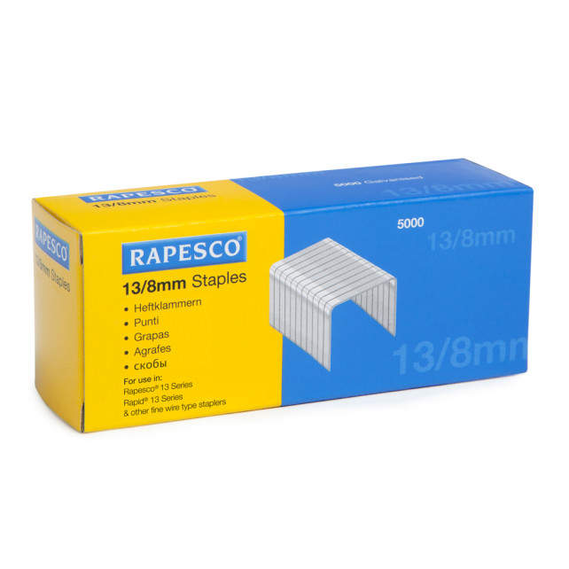 Rapesco 13/8mm Staples (5000 Pack) S13080Z3