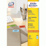 Avery Coloured Labels, Blue, 210 x 297 mm