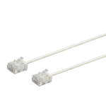 Monoprice Micro SlimRun networking cable White 11.8" (0.3 m) Cat6 U/UTP (UTP)