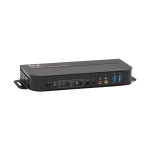 Tripp Lite B005-DPUA2-K 2-Port DisplayPort/USB KVM Switch - 4K 60 Hz, HDR, HDCP 2.2, IR, DP 1.4, USB Sharing, USB 3.0 Cables