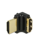 DeLOCK HDMI-A/HDMI-A, F/M, 90° Black