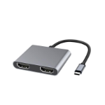 Microconnect USB3.1CHDMIX2 USB grafische adapter Zwart