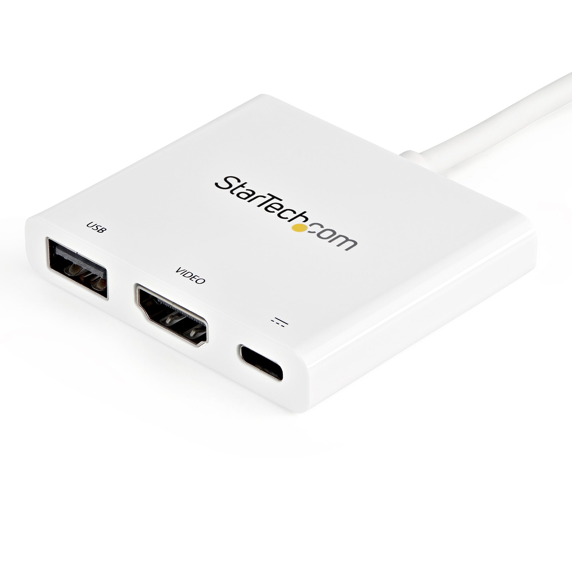 StarTech-com-USB-C-Multiport-Adapter-with-HDMI---USB-3-0-Port---60W-PD---White