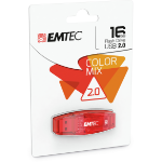 Emtec C410 USB flash drive 16 GB USB Type-A 2.0 Rood