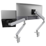 Atdec AWS-N-ORA2-F-S monitor mount / stand 88.9 cm (35") Desk Silver