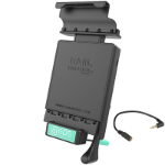 RAM Mounts GDS Locking Vehicle Dock with Audio Cable for Samsung Tab E 8.0