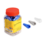 DeLOCK Strain relief for RJ45 plug cuttable set 50 pieces coloured